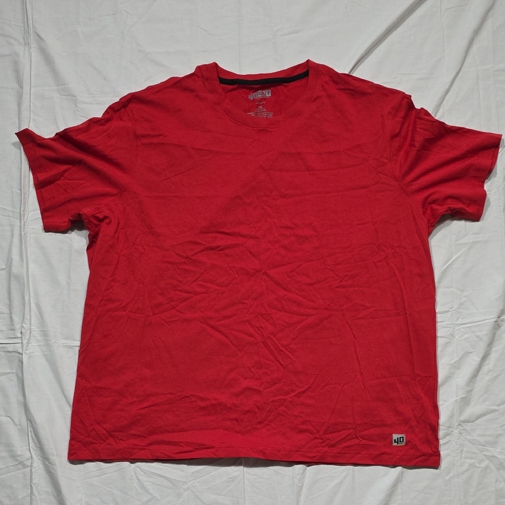 40 Grit Red Men's Short Sleeve Tee